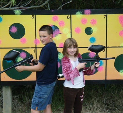 Imagem do Tiro ao Alvo Paint Ball